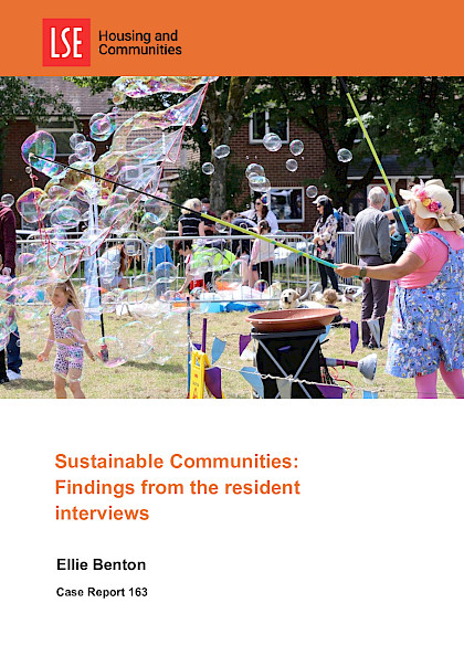 Sustainable Communities: Findings from the resident interviews
